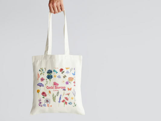 Cuchi at the garden Tote Bag